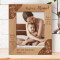 Being A Mother Is Not An Easy Task However You Do It In A Wonderful Way Personalized Wooden Frame 8" x 10" Brown (Vertical)