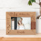 My 1st Mother's Day Personalized Wooden Frame-6" x 4" Brown Horizontal