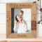 My 1st Mother's Day Personalized Wooden Frame 8" x 10" Brown (Vertical)