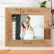 My 1st Mother's Day Personalized Wooden Frame-10" x 8" Brown Horizontal