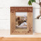 I Know I'm Little But I Also Know I Have The Best Mom Ever Personalized Wooden Frame 3 1/2" x 5" Brown (Vertical)