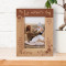 I Know I'm Little But I Also Know I Have The Best Mom Ever Personalized Wooden Frame 4" x 6" Brown (Vertical)