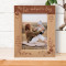 I Know I'm Little But I Also Know I Have The Best Mom Ever Personalized Wooden Frame-5" x 7" Brown (Vertical)