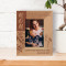 Being A First-Time Mother Is The Most Wonderful Thing That Can Happen In Life Personalized Wooden Frame 3 1/2" x 5" Brown (Vertical)