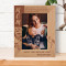 Being A First-Time Mother Is The Most Wonderful Thing That Can Happen In Life Personalized Wooden Frame-5" x 7" Brown (Vertical)