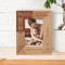 Being A Mom For The First Time Is Wonderful Personalized Wooden Frame 3 1/2" x 5" Brown (Vertical)