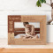 Being A Mom For The First Time Is Wonderful Personalized Wooden Frame-6" x 4" Brown Horizontal