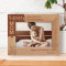 Being A Mom For The First Time Is Wonderful Personalized Wooden Frame-7" x 5" Brown Horizontal