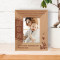 Your Days Will Be Illuminated By The Presence Of That Beautiful Baby That Is The Reason For Your Happines Personalized Wooden Frame 3 1/2" x 5" Brown (Vertical)