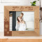 When You Became A Mom You Become Even More Beautiful Personalized Wooden Frame-10" x 8" Brown Horizontal