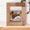 You Are An Example to Follow, A Fighter In Every Sense Of Expression Personalized Wooden Frame-5" x 7" Brown (Vertical)