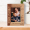 I'm Gonna Be A Pretty Great Human Because I Have A Pretty Great Mommy Personalized Wooden Frame 4" x 6" Brown (Vertical)