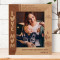I'm Gonna Be A Pretty Great Human Because I Have A Pretty Great Mommy Personalized Wooden Frame 8" x 10" Brown (Vertical)