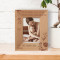 Love Is A Wonderful Feeling, And Now You Are Discovering Another Kind Of Love Personalized Wooden Frame 3 1/2" x 5" Brown (Vertical)