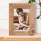 Love Is A Wonderful Feeling, And Now You Are Discovering Another Kind Of Love Personalized Wooden Frame-5" x 7" Brown (Vertical)