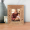 Grandpa Has Ears That Truly Listen, Arms That Always Hold, Love That's Never-Ending Personalized Wooden Frame 3 1/2" x 5" Brown (Vertical)