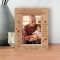 Grandpa Has Ears That Truly Listen, Arms That Always Hold, Love That's Never-Ending Personalized Wooden Frame 4" x 6" Brown (Vertical)
