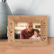 Grandpa Has Ears That Truly Listen, Arms That Always Hold, Love That's Never-Ending Personalized Wooden Frame-6" x 4" Brown Horizontal