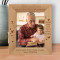 Grandpa Has Ears That Truly Listen, Arms That Always Hold, Love That's Never-Ending Personalized Wooden Frame 8" x 10" Brown (Vertical)