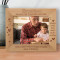 Grandpa Has Ears That Truly Listen, Arms That Always Hold, Love That's Never-Ending Personalized Wooden Frame-10" x 8" Brown Horizontal