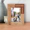 Grand Father Is Someone You Can Look Up To No Matter How Tall You Grow Personalized Wooden Frame 4" x 6" Brown (Vertical)