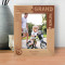 Grand Father Is Someone You Can Look Up To No Matter How Tall You Grow Personalized Wooden Frame 5" x 7" Brown (Vertical)