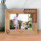 Grand Father Is Someone You Can Look Up To No Matter How Tall You Grow Personalized Wooden Frame-7" x 5" Brown Horizontal