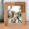 Grand Father Is Someone You Can Look Up To No Matter How Tall You Grow Personalized Wooden Frame 8" x 10" Brown (Vertical)