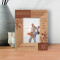 Grandpas Bring A Little Wisdom, Happiness, Warmth & Love To Every Life They Touch Personalized Wooden Frame 3 1/2" x 5" Brown (Vertical)