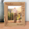 Grandpa Forever Young Happy Share Laugh Love Fun Family Hugs Joy Personalized Wooden Frame 8" x 10" Brown (Vertical)