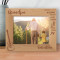 Grandpa Forever Young Happy Share Laugh Love Fun Family Hugs Joy Personalized Wooden Frame-10" x 8" Brown Horizontal