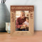 Happy Grandparents Day Personalized Wooden Frame 4" x 6" Brown (Vertical)
