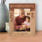 Happy Grandparents Day Personalized Wooden Frame 5" x 7" Brown (Vertical)