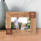 Grandpas Have This Amazing Ability To Make Us Laugh, Feel Safe & Always Feel Loved Personalized Wooden Frame-6" x 4" Brown Horizontal