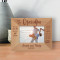 You Gave Me Greatest Gift Anyone Could Give A Small Child, You Believed In Me Personalized Wooden Frame-5" x 3 1/2" Brown Horizontal