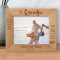 You Gave Me Greatest Gift Anyone Could Give A Small Child, You Believed In Me Personalized Wooden Frame-10" x 8" Brown Horizontal