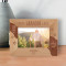 Best Grandpa Ever Personalized Wooden Frame-6" x 4" Brown Horizontal