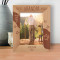 Best Grandpa Ever Personalized Wooden Frame 5" x 7" Brown (Vertical)