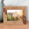 Best Grandpa Ever Personalized Wooden Frame-7" x 5" Brown Horizontal