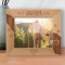 Best Grandpa Ever Personalized Wooden Frame-10" x 8" Brown Horizontal