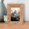 When You Have A Grandchild That You Love With All That Is Within You Personalized Wooden Frame 4" x 6" Brown (Vertical)