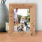 Only The Best Dads Get Promoted To Grandpa Personalized Wooden Frame-10" x 8" Brown Horizontal