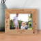Only The Best Dads Get Promoted To Grandpa Personalized Wooden Frame 5" x 7" Brown (Vertical)