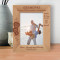 Grandpas Bring A Little Wisdom, Happiness, Warmth & Love to Every Life They Touch Personalized Wooden Frame 5" x 7" Brown (Vertical)