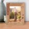 Grandpa Is Someone With Silver In His Hair And Gold In His Heart Personalized Wooden Frame 5" x 7" Brown (Vertical)