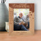 Grandpa Is Someone You Can Look Up To No Matter How Tall You Grow Personalized Wooden Frame 5" x 7" Brown (Vertical)