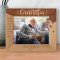 Grandpa Is Someone You Can Look Up To No Matter How Tall You Grow Personalized Wooden Frame-10" x 8" Brown Horizontal