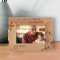 My Favorite People Call Me Grandpa Personalized Wooden Frame-6" x 4" Brown Horizontal
