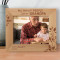 My Favorite People Call Me Grandpa Personalized Wooden Frame-10" x 8" Brown Horizontal