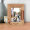 Grandchildren May outgrow Your Lap But They Will Never Outgrow Your Heart Personalized Wooden Frame 4" x 6" Brown (Vertical)